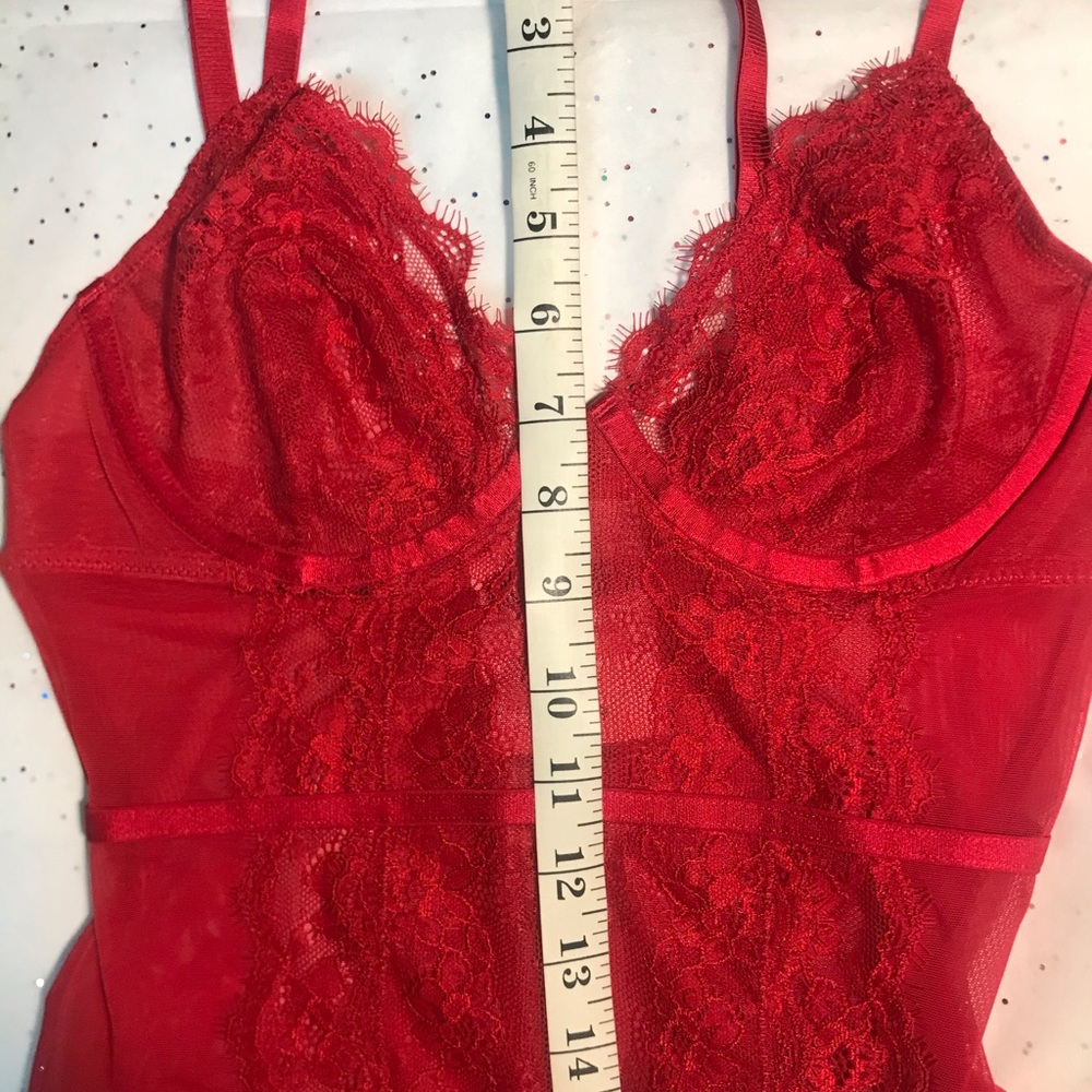 Red lace bodysuit❤️ - Picture 3 of 8